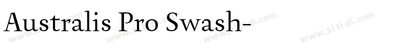 Australis Pro Swash字体转换 Australis Pro Swash字体转换
